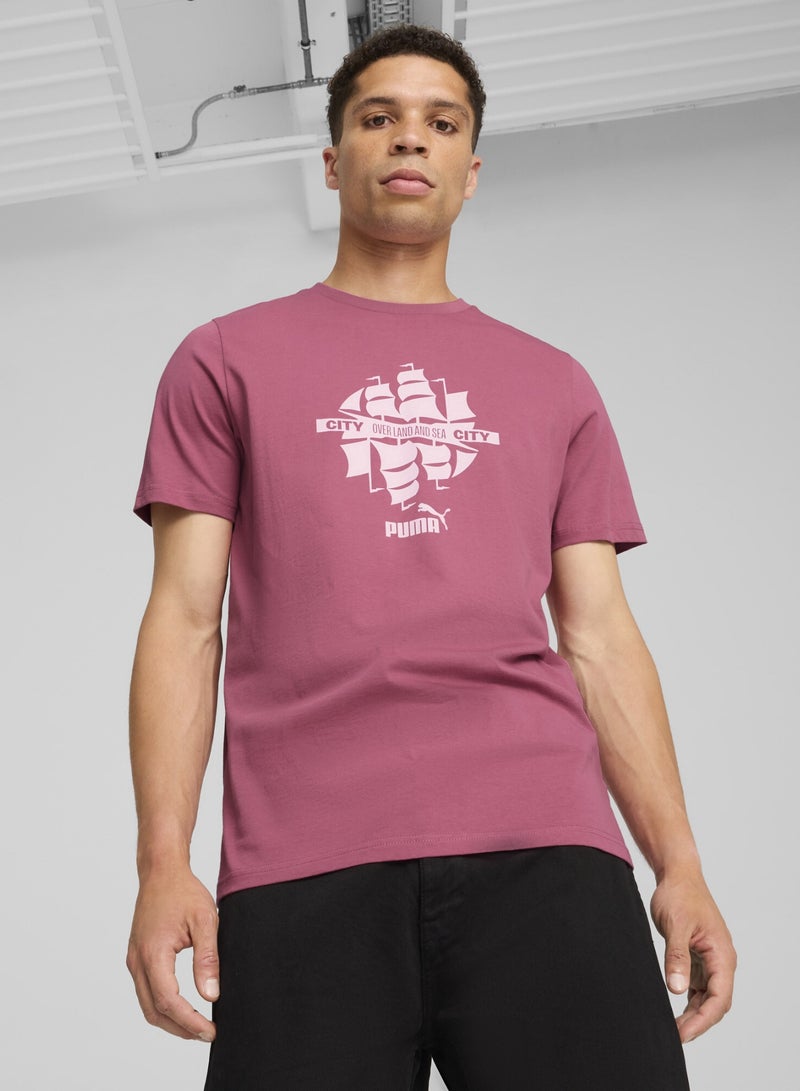 بوما تيشرت Manchester City ftblCULTURE للرجال - Image 1